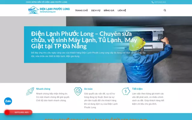 Website Điện Lạnh Phước Long