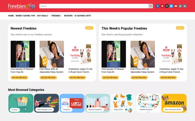 Website FreebiesDip