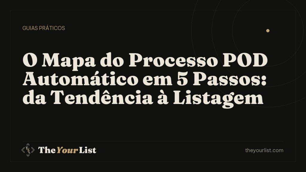 O Mapa do Processo POD Automático em 5 Passos: da Tendência à Listagem